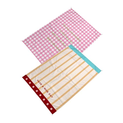 Mantas de picnic impermeables y lavables: juego de 2 alfombrillas portátiles antiarena 2