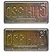 Dukes of Hazzard | General Lee | Metal Stamped License Plates