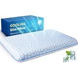 SUPA MODERN Ultra dünne Bauchschläferkissen 40x60 flaches Kissen zum Schlafen, kühlende Kopfkissen flach Orthopädisches Kissen 2,25 inch Höhe, Memory Foam Kissen für Bauchschläfer und Rückenschläfer