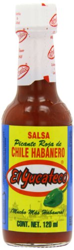 MexGrocer El Yucateco Red Habanero Salsa 120 ml (pack de 2) Cover