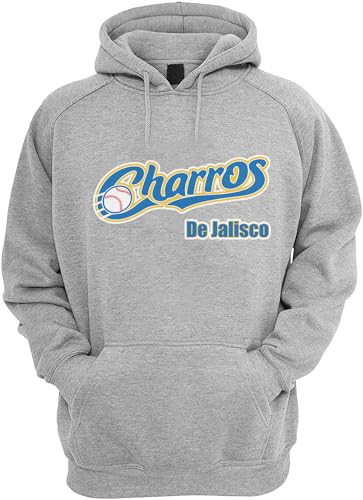 Charros de Jalisco Baseball for Men's Hoodie Color Gray