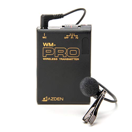 AZDEN WLT-PRO Pro Series Wireless Lavaliere Microphone and Transmitter