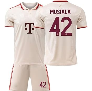 24-25 バイエルン 背番号42 ムシアラ ユニフォーム 長袖 新品 Amazon.co.jp: [HMONES] ムシアラ ユニフォーム 24-25