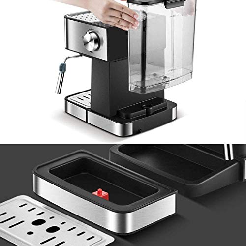 ZuoHongLing Einfach zu bedienende 1,6-l-Espressomaschine aus Edelstahl mit Dampfmilchaufschäumer, 20 Bar, für gewerbliche 220-V-Warmhaltefunktion – Bild 3