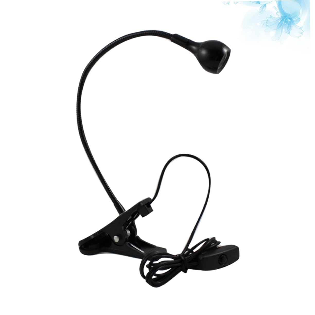 Aigostar Leeslamp, Clip-On Tafellamp met 360°Verstelbare Flexibele arm