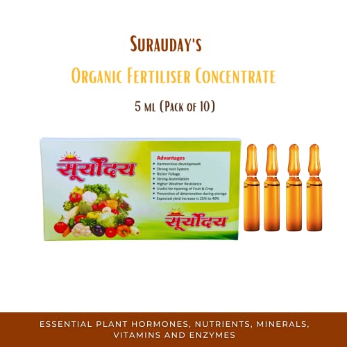 Image of Organic Liquid Fertilizer Concentrate! Enhance Health Resistance with Natural Enhancers like Minerals, Vitamins & Enzymes Perfect for Plants, Vegetables, Fruits (Pack of 5)
