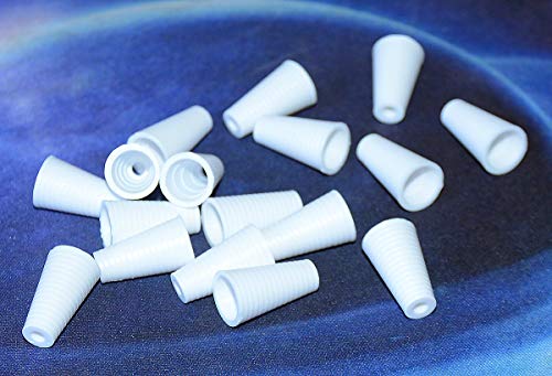 Cutelec Pull Cord Tassels 20Pcs White Plastic Window Blind Cord Knobs Drops Pull End For Blinds Or Shades #TOP2