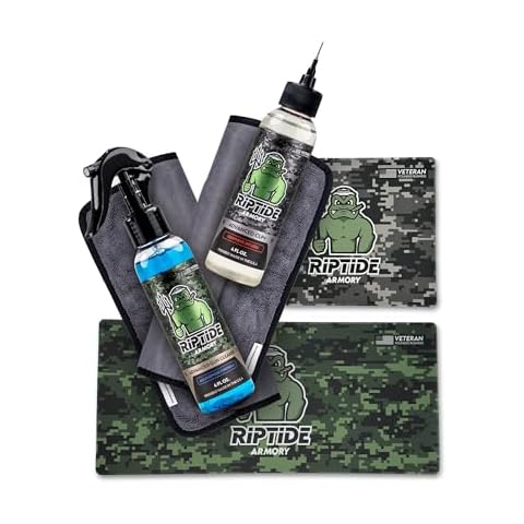 Riptide Armory Advanced Complete Gun Cleaning Kit - Cleans, Lubes, Protects Targeted Long-Lasting Formula - Nano Coat Technology - Veteran Owned & Formulated by Former US Navy Seal (Multi Gun Kit) Cover