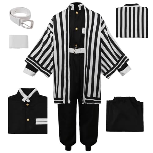 Okazaki Iguro Costume Kimono Halloween Outfit (Iguro, 2XL)