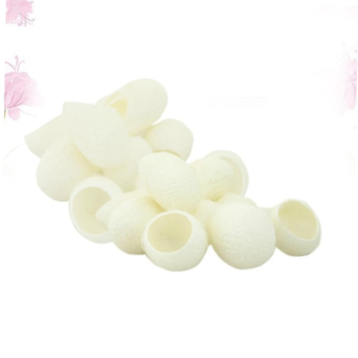 400pezzi Palline Di Naturale Per Detergente Viso Esfoliante Per Della e Rimozione Punti Neri Per Pulizia Make-up e Morbida