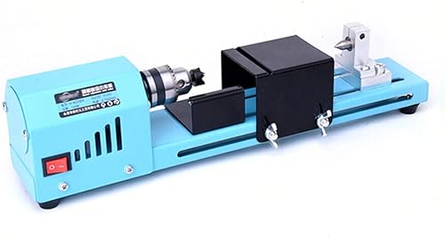 Mini Torno Perlas Cortadora Taladro Máquina Pulidora de Carpintería Herramienta de corte de madera 7-Velocidades 150W para mesa Carpintería Madera