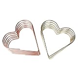 Herklotzn Soporte para revistas con 5 compartimentos, organizador de archivos de escritorio, accesorios de oficina, libros de corazón, decoración, oficina en casa (2 unidades)