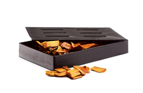 GrillPro Caixa de ferro fundido 00150, preta, 12,7 cm C x 3,8 cm A x 20,3 cm L