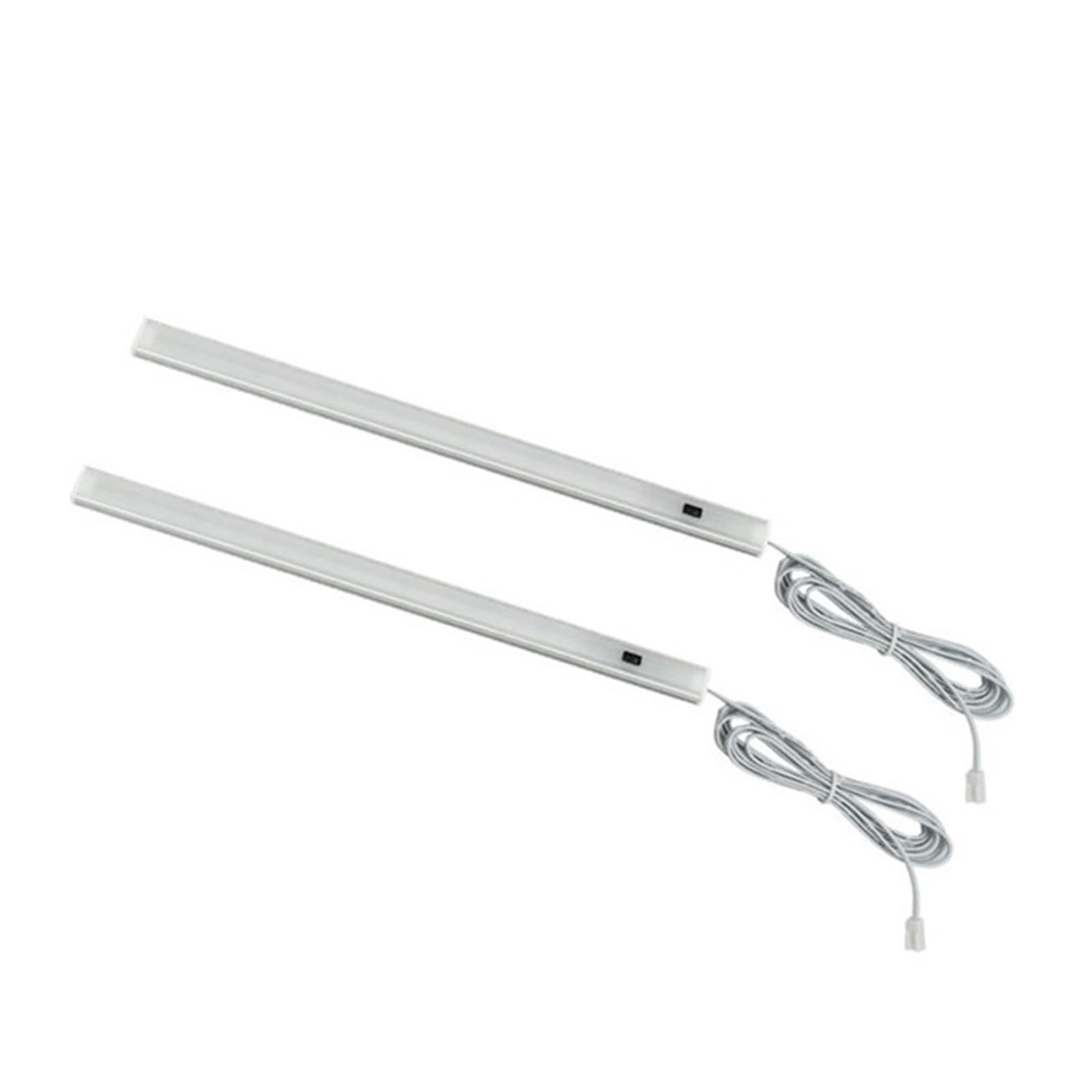 Oświetlenie Pod Szafką Przełącznik Czujnikowy LED Pod Szafką Oświetlenie Kuchenne Szafa Do Sypialni Lampki Nocne Listwa Lampa Wewnętrzna 30/40/50cm(2 lights with power,40cm)