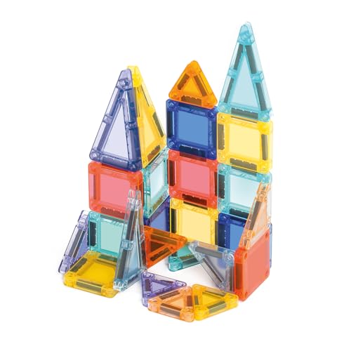 LUDI – Magnétique Mini – Jeu de Construction magnétique Compact – 26 pièces aimantées –...