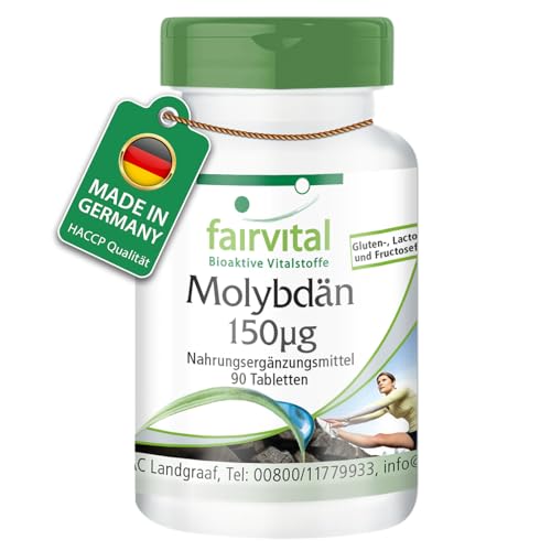 Fairvital | Molybdän 150µg - 90 Tabletten - HOCHDOSIERT - essenti...