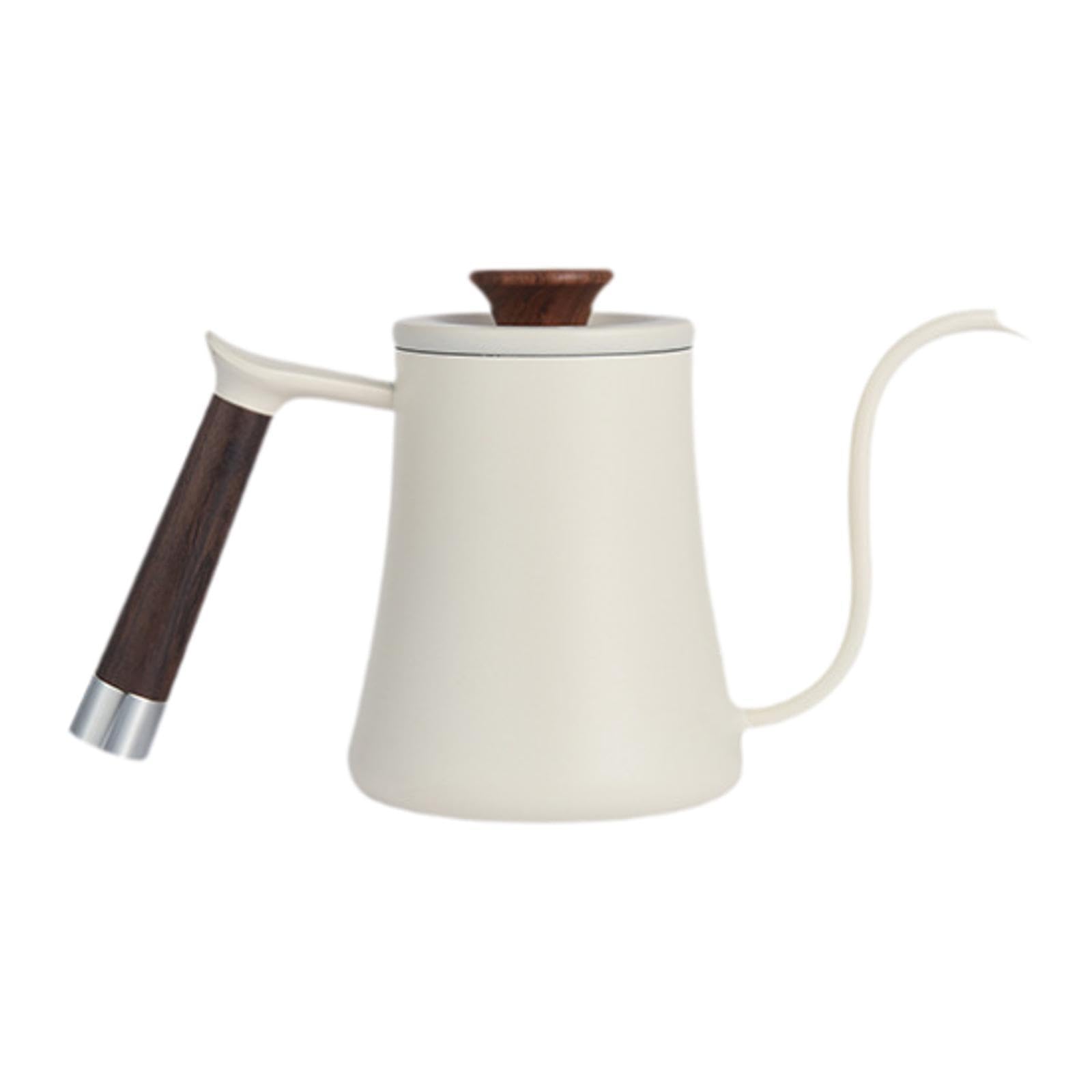 BNF Coffee Kettle Gooseneck Kettle Spout Pot for Outdoor Indoor Cafe Shop Picnic Beige 350ml | Home & Garden | Kitchen, Dining & Bar | Small Kitchen Appliances | Coffee & Tea Makers | Tea Kettles 2
