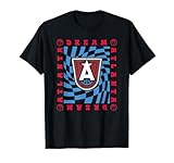 WNBA Atlanta Dream Retro Wavy Checkerboard T-Shirt