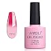 AIMEILI Soak Off UV LED Temperature Color Changing Chameleon Gel Nail Polish - Hot Pink To White (TC13) 10ml