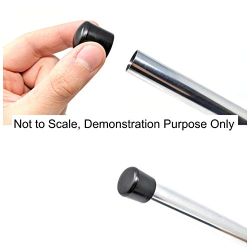 Multipurpose Feet. Plastic Ferrules, Range of Sizes, Made in Germany (Black, 10mm - See Second Image Before Ordering This Size, Pack of 4) - Image 3