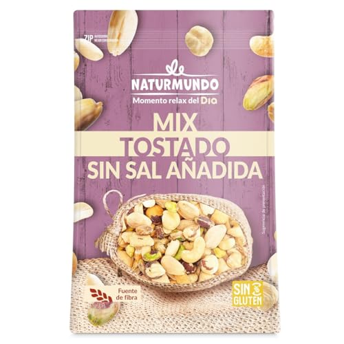 Mix de frutos secos tostados sin sal añadida Naturmundo de Dia bolsa 150 g