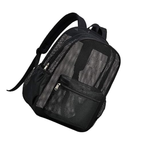 HUANGENG Mochila de malla a prueba de agua, bolsa de playa para mujeres y hombres, bolsa de malla para playa, bolsas de natación para nadadores