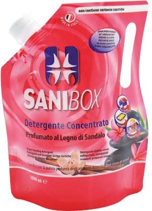 Sanibox Igienizzante Profumato per Ambienti da 1000 Ml, Legno di Sandalo