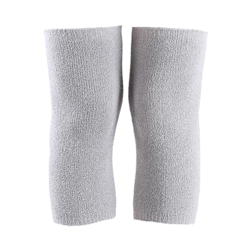 Kiuiom 1 Par Rodilleras Transpirable Antideslizante,Rodilleras Térmicas Invierno Para Hombres Y Mujeres,Rodilleras Elásticas Para Mantener El Calor En Invierno,Térmica Para Rodilla Para Esquí,Gris