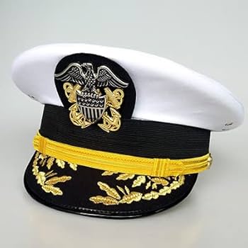 Amazon.co.jp: アメリカ海軍 将官制帽 米国 米軍 レプリカ (56cm