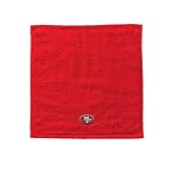San Francisco 49ers NFL Team Logo Wash Cloth 4 Pack 12 x 12 Inches