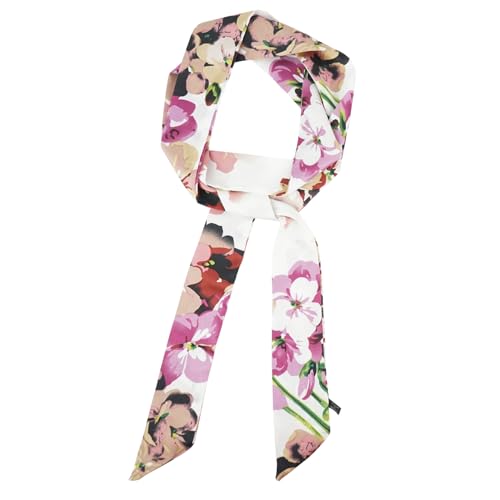Luwint Silk-like Satin Scarf - Long, Thin, Skinny Necktie & Narrow Scarf - Handbag Wrap, Ribbon, Hairband & Waist Belt2