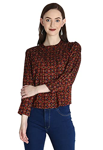 Image of DHRUVI TRENDZ Women's Regular Fit Shirt