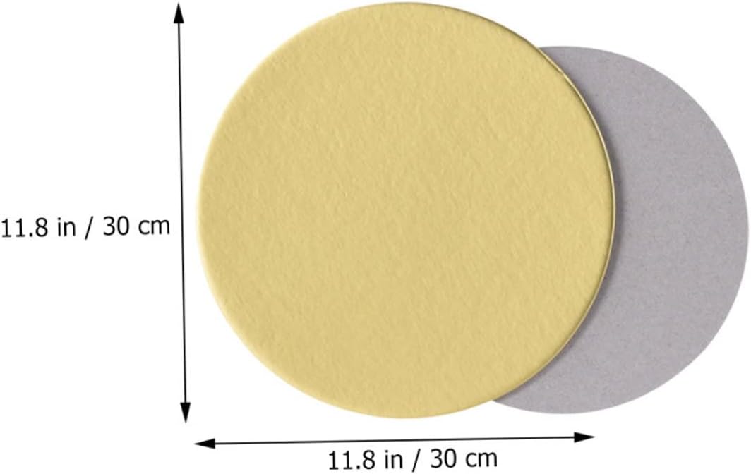 12pcs Multi-tiered Cake Drums Boards Paper Cake Drums for Bulk Round Stacking Supports