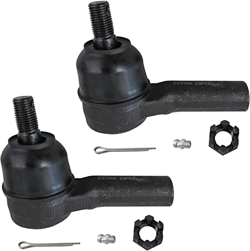 Image of Detroit Axle - Front End 8pc Suspension Kit for 00-04 Nissan Frontier Xterra 2000 2001 2002 2003 2004, 2 Upper Control Arms w /Ball Joints, 2 Lower Ball Joints 4 Outer Inner Tie Rods Replacement