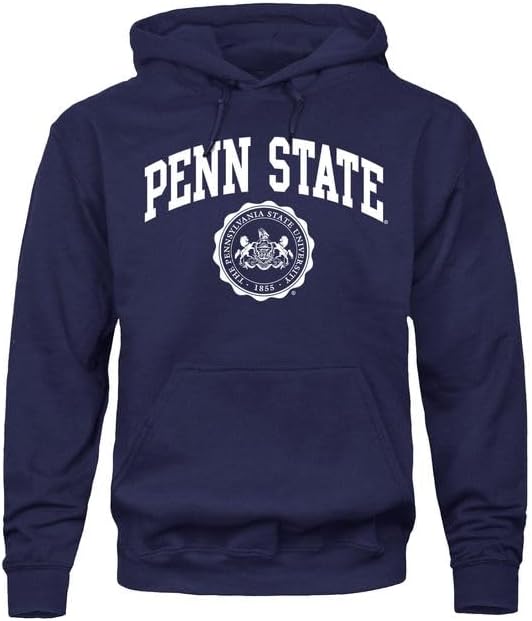 Barnesmith Pennsylvania State University PSU Nittany Lions Hooded Sweatshirt, Heritage, Navy, Large