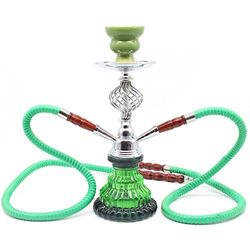 V[V^oRpCv 31p ~jV[V { ^ AeB[N pCv Shisha Hookah NHMTV[V(Green,Double Tube)