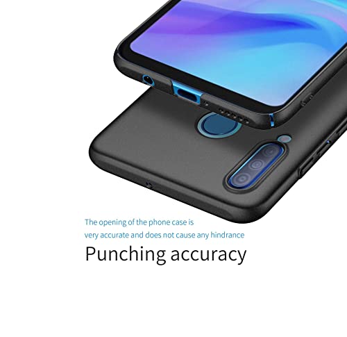 Image of Mobile Back Cover Case for Huawei Y9 Prime (2019), Stk-L21; Stk-L22; STK-Lx3 (Silicone Case|CameraProtection|Black SC1510)