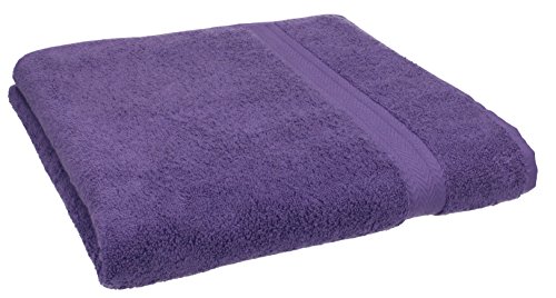 Betz Serviette de Toilette 100% Coton Taille 50x100 cm pour Visage Mains Corps Serviette Premium Couleur Violet Cover