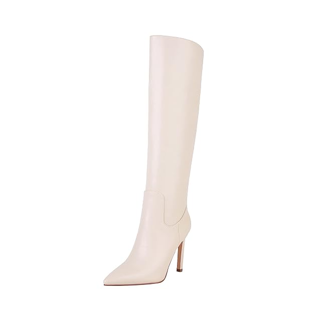 sun gurg Womens Knee High Boots Stiletto High Heels Sexy Zipper Knee Boots
