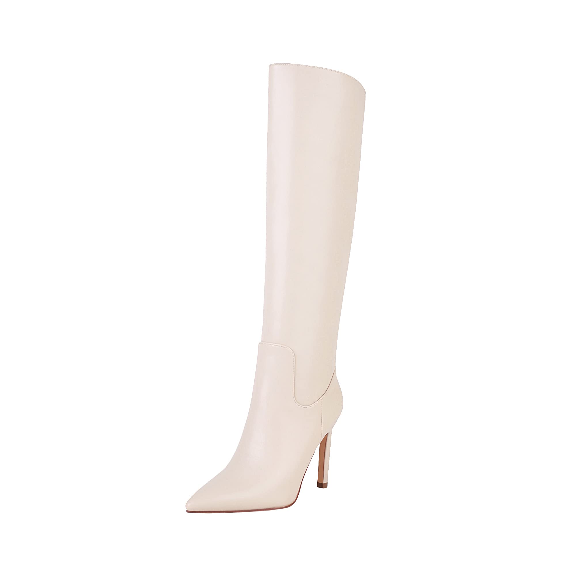 sun gurg Womens Knee High Boots Stiletto High Heels Sexy Zipper Knee Boots