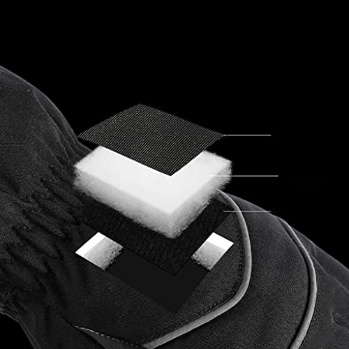 Image of Calandis Winter Warm Gloves Touch Screen with Reflective Logo Anti-Slip for Outdoor Black L Sk21 | Gloves | Cycling Clothing | Cycling