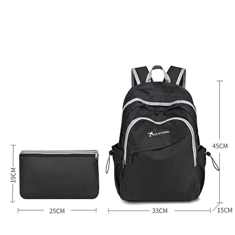 Mochila plegable ligera impermeable para senderismo y viaje miniatura 2