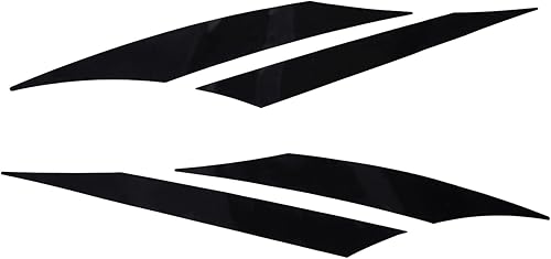 Miniatura 5 de Calcomanías para faros delanteros compatibles con Chevrolet Corvette C8 2020-2024, calcomanías de rayas para faros delanteros, accesorios adhesivos