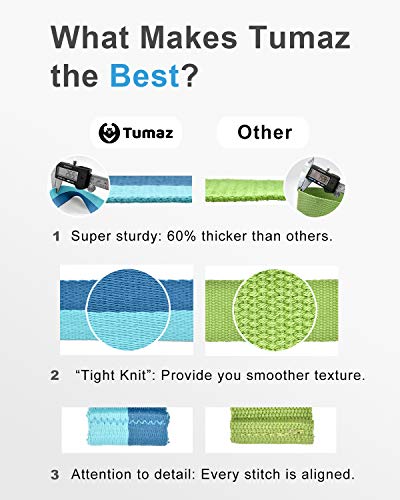 Tumaz Yoga Mat Strap [Mat Not Included] (15+ Colors, 2 Sizes Options) With Extra Thick, Durable And Comfy Delicate Texture | The Must-Have Multi-Purpose Strap/Carrier For Your Yoga Mat, Exercise Mat #TOP2