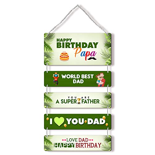Image of Regalo Casila Wall Decoration | Birthday Wishes Quotes | For Father | From Son Daughter | Unique Gifting Ideas | Surprise Dad Gifts | Special Birthday Gifts For Father | UVDADHB0706