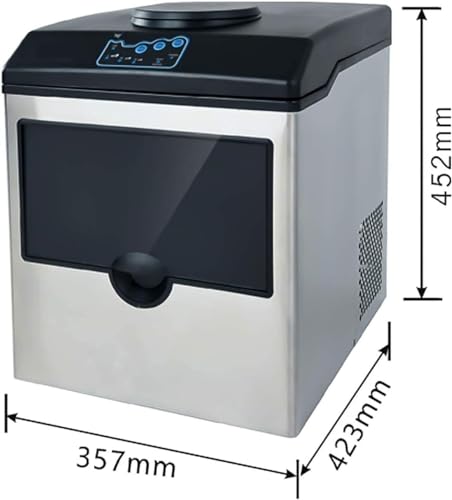Fabricadora de hielo portátil de gabinete con palita, automática para hogar, cocina, bar, cafetería y té miniatura 2