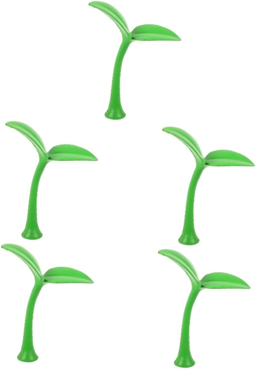 5pcs Roof Decoration 3D Car Roof Stickers Car Leaf Sprout Bean Sprouts Sapling Stickers Bean Sprout Car Topper Unique Car Stickers Car Hood Decals Grass Car Decal Car Sprout Foam