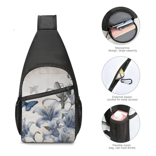 Mochila cruzada ligera para excursión y viaje unisex miniatura 5