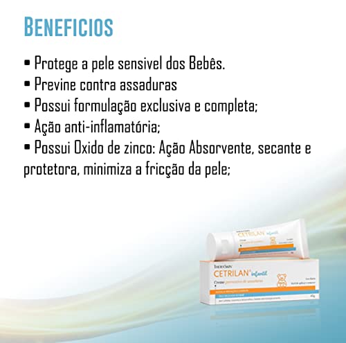Cetrilan Creme Para Prevenção de Assaduras 120g