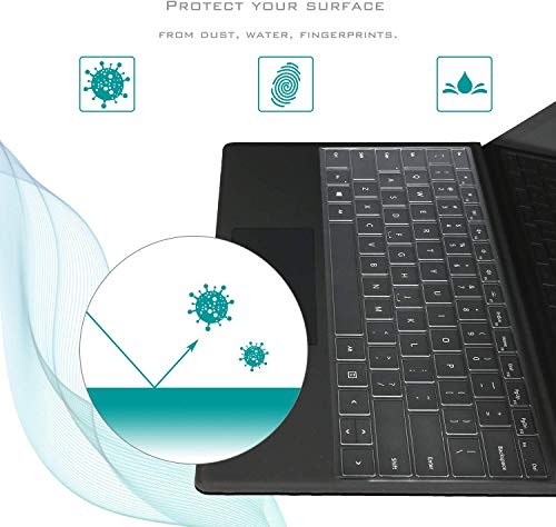 Protector de teclado Surface Laptop 3 para trabajar en cafeterías y oficinas sin riesgos 5